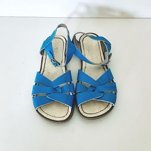 aqua patent leather Salt Water Sandal by Hoy shoes